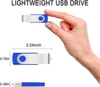 128MB Bulk Flash Drives 50 Pack, EASTBULL USB 2.0 Flash Drives Pack Thumb - Image 6