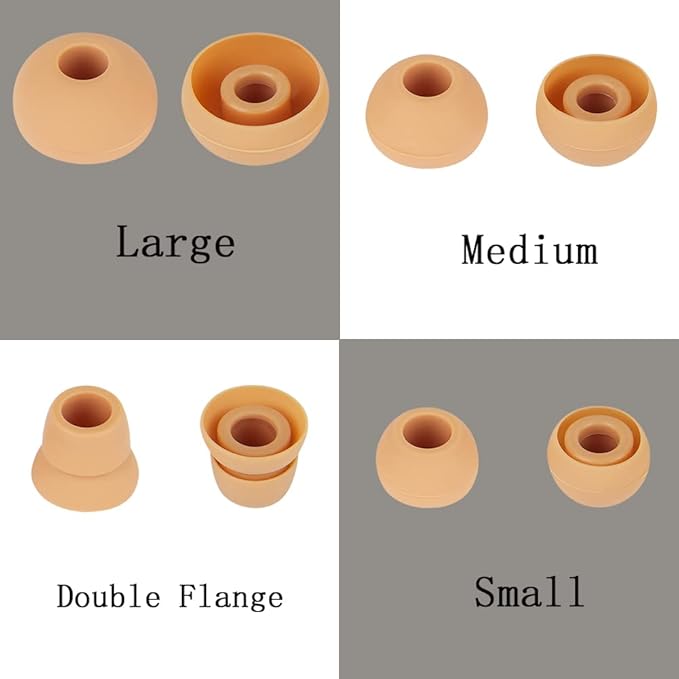 Replacement Silicone Ear Bud Tips Earbuds Cap Compatible - Image 3