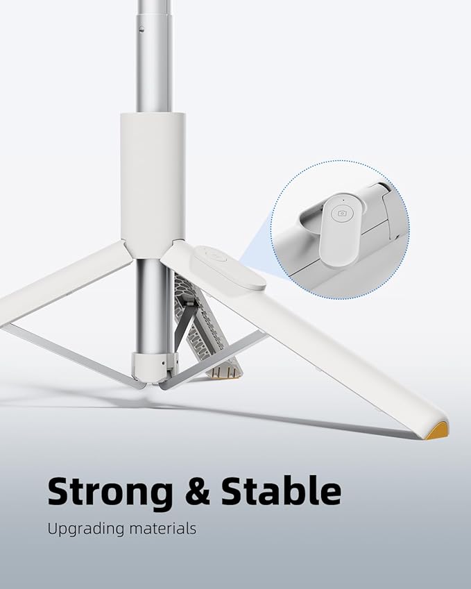 TODI Selfie Stick Tripod for iPhone, Extendable Selfie Stick for Android - Image 7