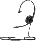 Yealink UH34 Wired Headset, Single Ear USB Headset by RedefineYourWorkplace