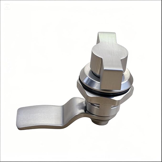 Thumb Operated Offset Cam Lock, Stainless Steel Keyless, Metal Replacement Lock - Image 5