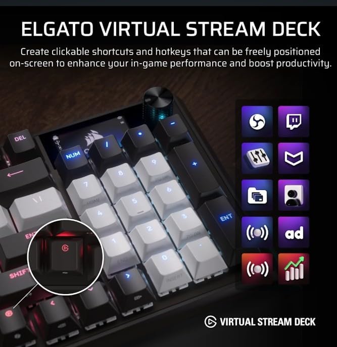 Corsair Vanguard 96 Wired Mechanical Gaming Keyboard – 96% Layout, MLX Quantum - Image 8
