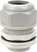 XHF 2 Pcs 1" IP68 Strain Relief Nylon Cord Grip Waterproof NPT Cable Glands by XHF