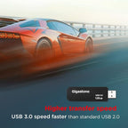GIGASTONE 128GB Flash Drive Z30 USB 3.2 Gen 1, 100MB/s Ultra Fast, Keychain Loop - Image 5