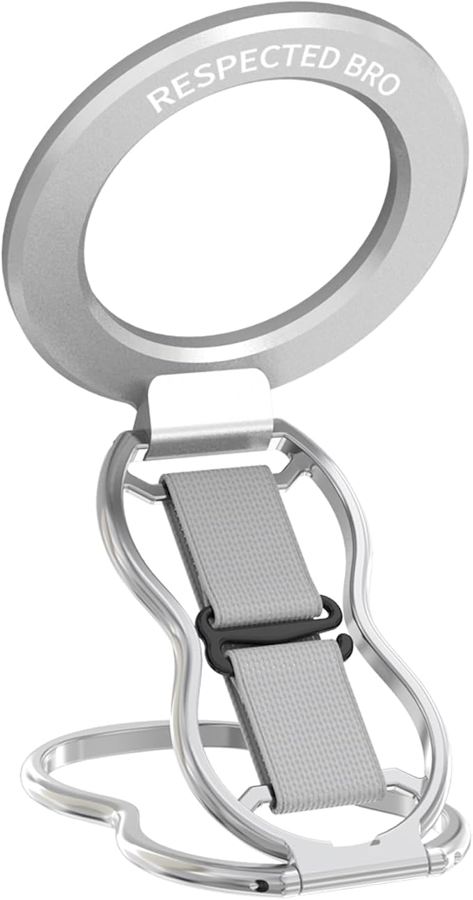 RESPECTED-BRO-Magnetic-Phone-Grip-Stand-with-Finger-Strap, 4-in-1 Magnetic Ring - Image 9