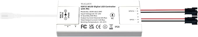 ESP32 Ultra-Thin WLED Digital Light Strip Controller - Image 8