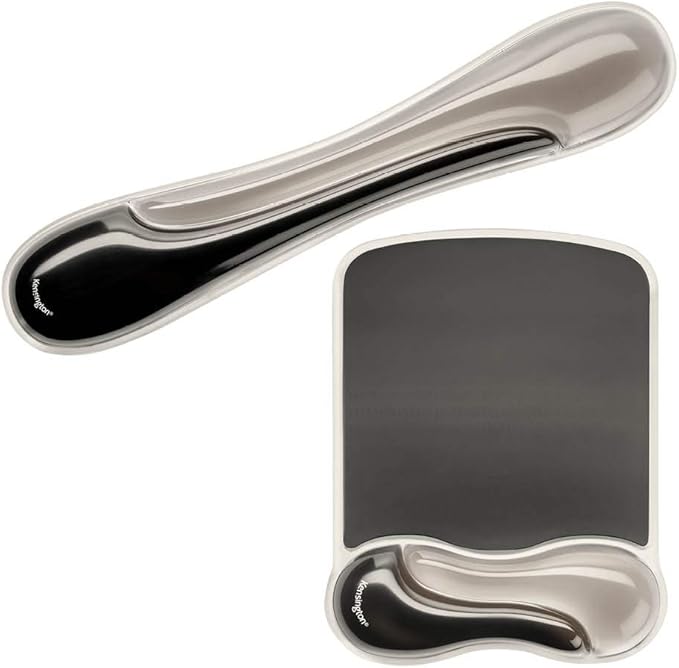 Kensington Mousepad and Wrist Rest, 11-2/5"Wx17-7/10"Lx1-7/10"H, GY Each by Kensington