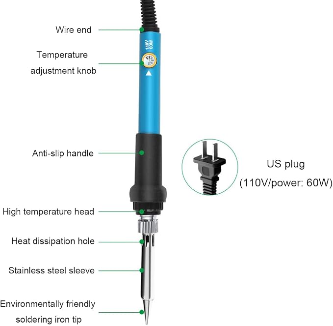 Soldering Iron Kit, 60W Soldering Iron - Image 4