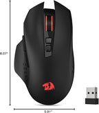 Redragon M656 Gainer Wireless Gaming Mouse, 4000 DPI 2.4Ghz Wireless Mouse w/ 5 - Image 10