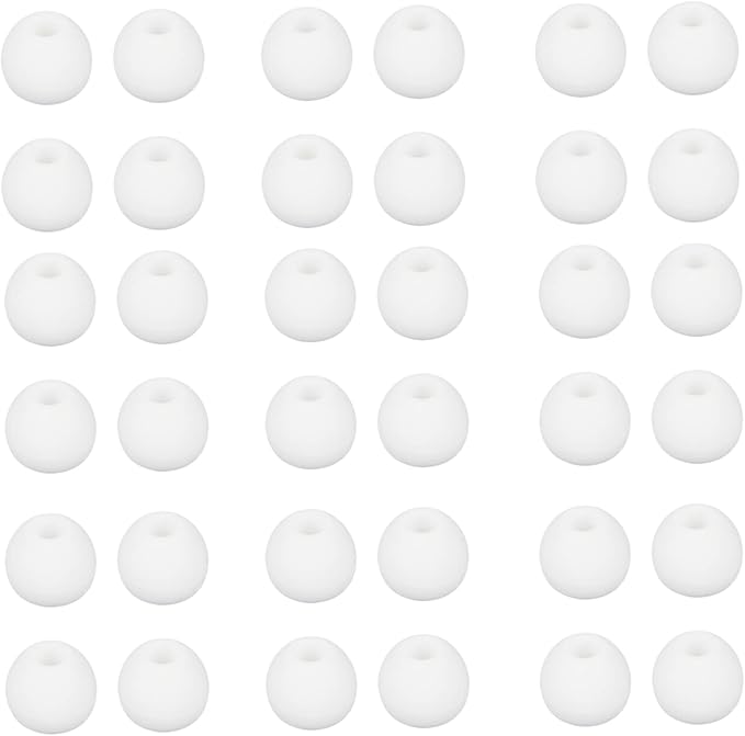36 Pieces Medium Earbud Tips Soft and Comfortable Ear Bud Replacement Pieces by CYADCI