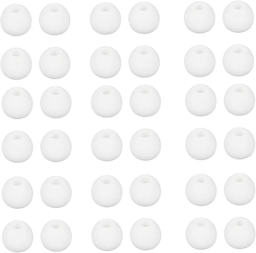 36 Pieces Medium Earbud Tips Soft and Comfortable Ear Bud Replacement Pieces by CYADCI