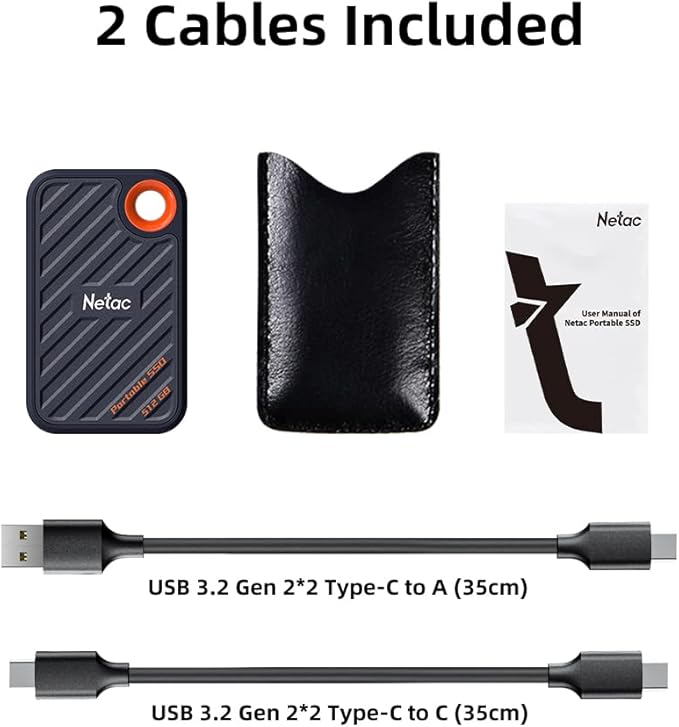 Netac 1TB Extreme Portable SSD External Solid State Drives Up to 2000MB/s Read - Image 2
