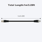 Alvin's Cables M12 8 Pin Male to RJ45 Shielded Ethernet Cable X Coded 8 - Image 8