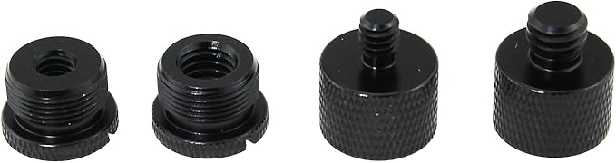 TAODAN 8PCS Black and Silver Aluminum Alloy Microphone Adapter Screws Set - Image 3