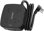 5Ft Surge Protector Power Strip by YISHU