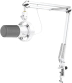 FIFINE Dynamic Microphone with Boom Arm, Studio Vocal XLR Microphone, Podcast by FIFINE