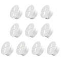 10Pcs Desk Grommet, Flexible Rubber Wire Grommets, Wall Grommets by EASYEAH