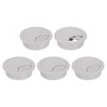 uxcell 5 Pcs 53mm Desk Grommet, Plastic Cable Hole Cover, Wire Cord Cable by uxcell