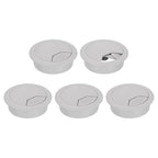 uxcell 5 Pcs 53mm Desk Grommet, Plastic Cable Hole Cover, Wire Cord Cable by uxcell