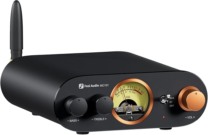 Fosi Audio MC101 Bluetooth Stereo Amplifier Home Audio Component Mini Amp by FosiAudio