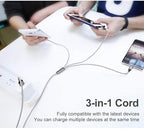 Multi USB Charging Cable 3A, 3 in 1 Fast Charger Cord Connector - Image 6