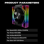 Jungle Leopard Interstellar V3 120mm PC Case Fan Infinity Mirror Module - Image 7