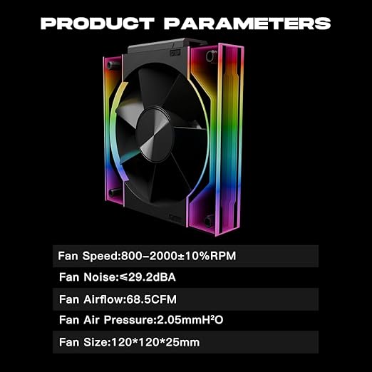 Jungle Leopard Interstellar V3 120mm PC Case Fan Infinity Mirror Module - Image 7