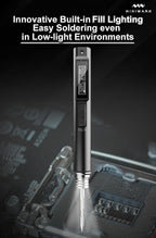 TOOLSAGE Soldering Iron Kit TS21, Front Lighting, 3 Seconds Melts Solder - Image 4