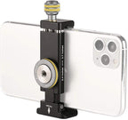 Phone Mount for Tripod, Smartphone Tripod Adapter for iPhone Samsung Cell Phone by FAYEEGIN