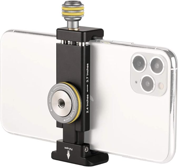 Phone Mount for Tripod, Smartphone Tripod Adapter for iPhone Samsung Cell Phone by FAYEEGIN