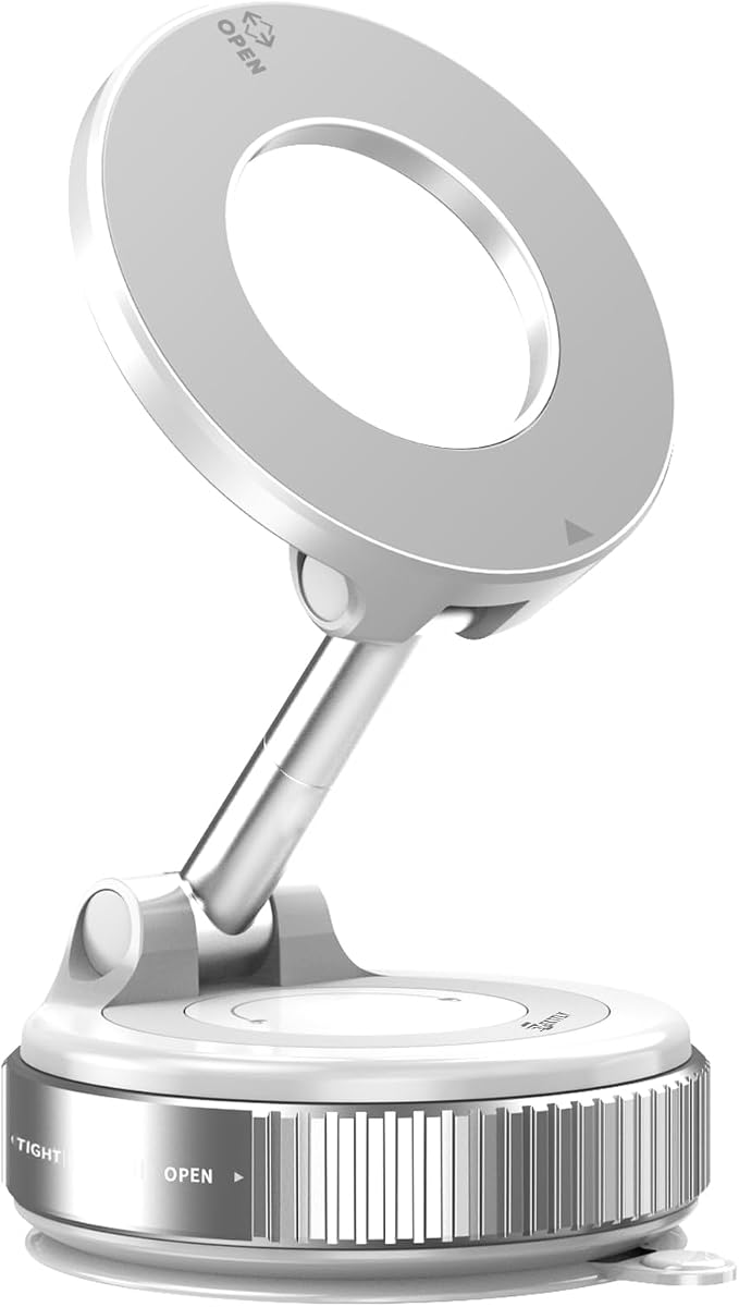 Vacuum Magnetic Phone Holder for Car Suction Cup Phone Mount Adjustable Suction by MSXTTLYglobal