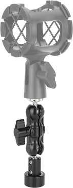 CAMVATE Mini Ball Head Mount Microphone Clamp - Image 4