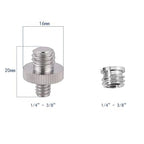 Maxmoral 16PCS 1/4 to 3/8 Tripod Screw Nut Adapters Camera/Light Stand - Image 3