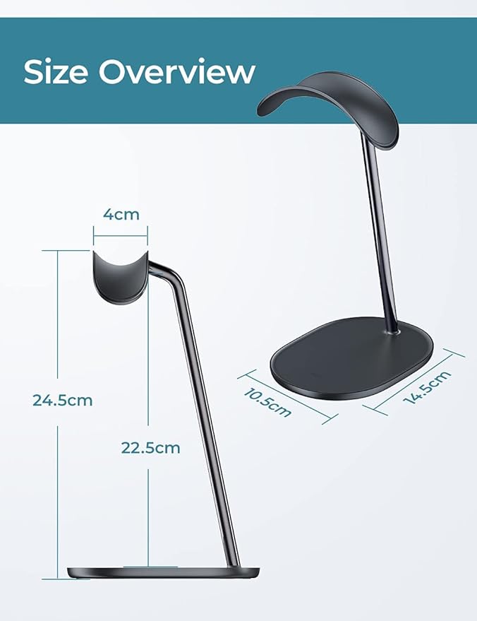 BENKS Desktop Headphone Stand Universal Headset Holder Hanger Mount - Image 5