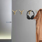 4 Packs Towel Hooks, Coat Hook Cow Head Wall Hooks, Metal Heavy Duty Wall Hooks - Image 4