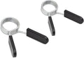 2Pcs Black 2 Inch Barbell Clamps, Stainless Steel Spring Collar Clips Weight by Unknown