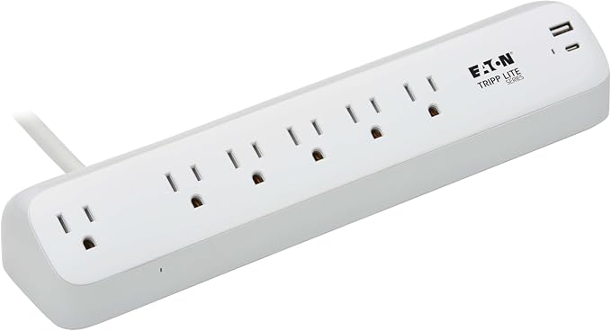 Eaton Tripp Lite Series Desk Clamp Power Strip Surge Protector, USB-A & USB-C - Image 12