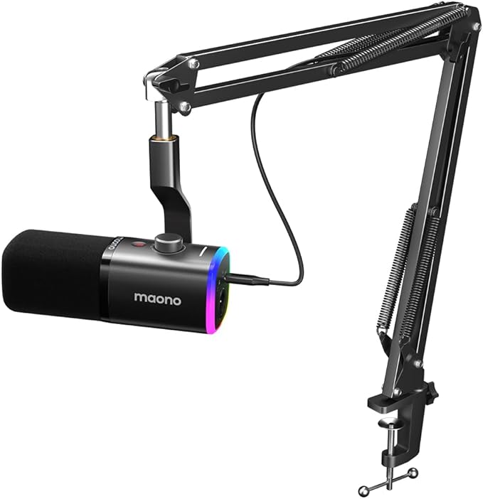 MAONO XLR/USB Gaming Microphone Kit: Dynamic PC Mic by MAONO