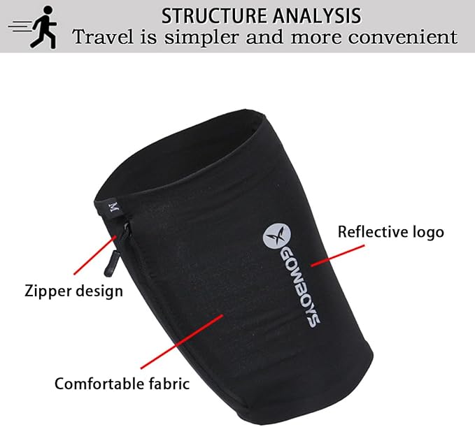 Running Phone Armband for Men Women, Universal Arm Bands for Phones Below 8 - Image 4