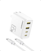 PISEN 65W USB C Fast Charger - 4FT USB-C Cable by PISEN