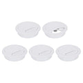uxcell 5 Pcs 60mm Desk Grommet, Plastic Cable Hole Cover, Wire Cord Cable by uxcell