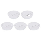 uxcell 5 Pcs 60mm Desk Grommet, Plastic Cable Hole Cover, Wire Cord Cable by uxcell