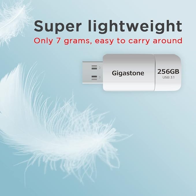 GIGASTONE 256GB Flash Drive Z60 USB 3.2 Gen 1, 120MB/s Ultra Fast, Retractable - Image 5