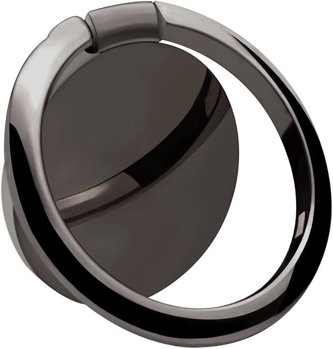 Metal Cell Phone Ring Holder Finger Ring Stand, 360 Degree Rotation Ring by OBHEI