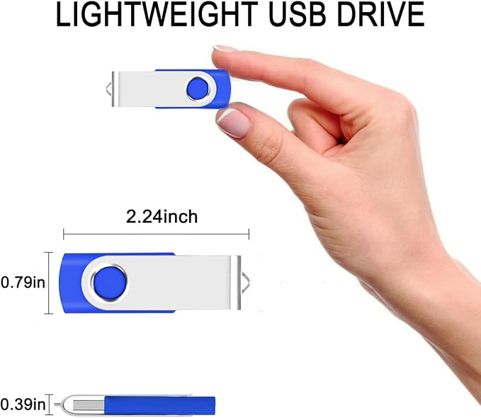 EASTBULL 50 Pack 4GB Bulk Flash Drives Pack USB 2.0 Thumb Drives Pack 4GB Bulk - Image 5