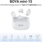 BOYA mini Wireless Microphone for iPhone/Android/PC/Tablets - Image 5