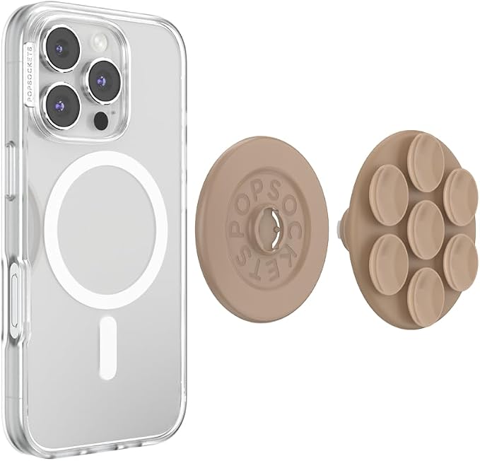 PopSockets Suck-Up™ Suction Grip & Stand, 3-in-1 MagSafe Phone Mount - Image 4