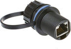 5PCS Panel Mounting Shielded RJ45 Waterproof Cat5/5e/6 8P8C Connector Ethernet - Image 4