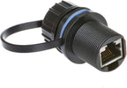 Panel Mounting Shielded RJ45 Waterproof Cat5/5e/6 8P8C Connector Ethernet LAN - Image 4