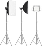 Stainless Steel Photography Video Tripod Stand, Spring Cushioned Heavy Duty - Image 5
